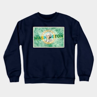 Washington State vintage style retro souvenir Crewneck Sweatshirt